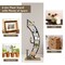 Costway 6 Tier Metal Plant Stand Rack Half Moon Shape Ladder Planter Organizer w/Hook